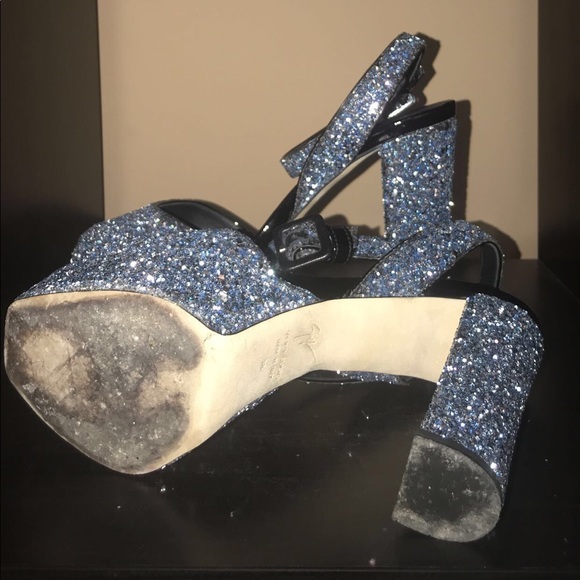 Giuseppe Zanotti glitter platform heel - Picture 2 of 3